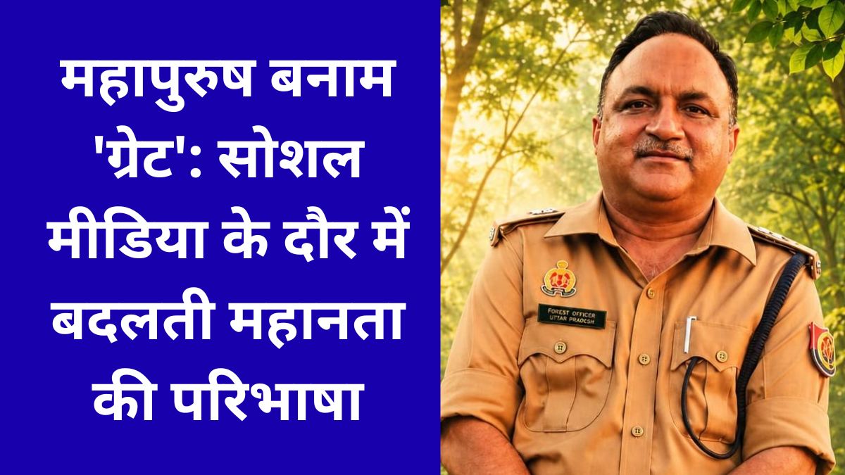 महापुरुष बनाम ‘ग्रेट’: सोशल मीडिया के दौर में बदलती महानता की परिभाषा